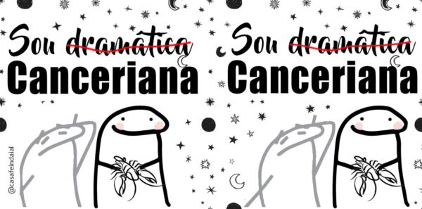 XICARA DE PORCELANA 325ML FLORK SIGNO CANCER REF0145 - CASA FÉ - Image 3
