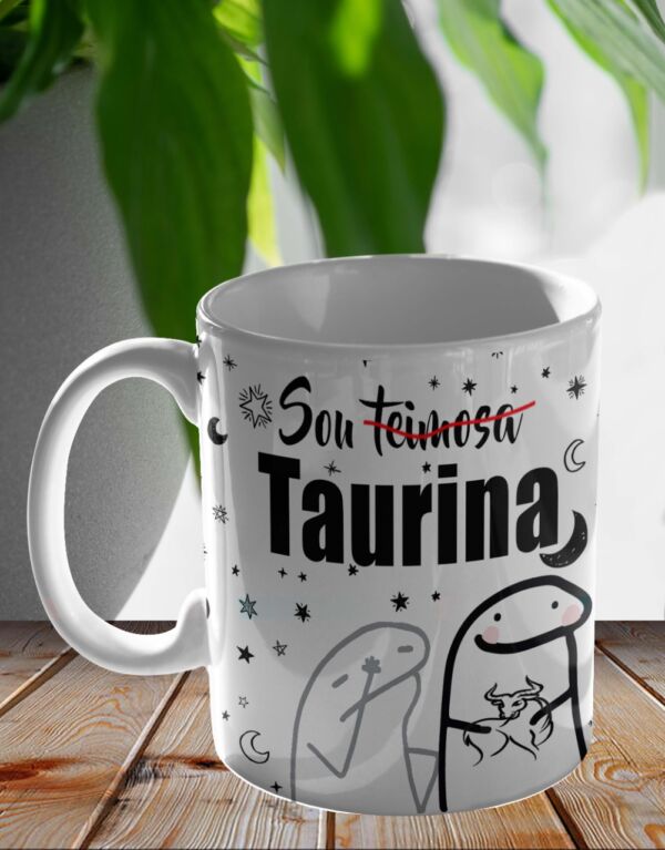 XÍCARA DE PORCELANA 325ML FLORK SIGNO TOURO REF0153 - CASA FÉ - Image 2