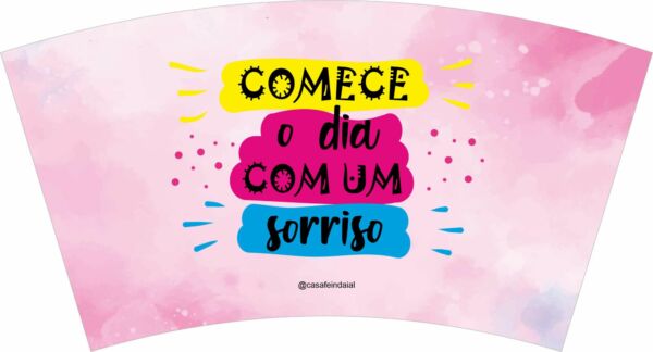 COPO COM CANUDO HOLOGRÁFICO 550ML REF0256 - CASA FÉ - Imagem 3