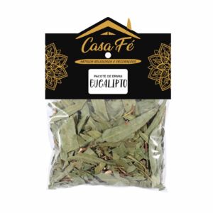PACOTE DE ERVAS EUCALIPTO 10G - CASA FÉ