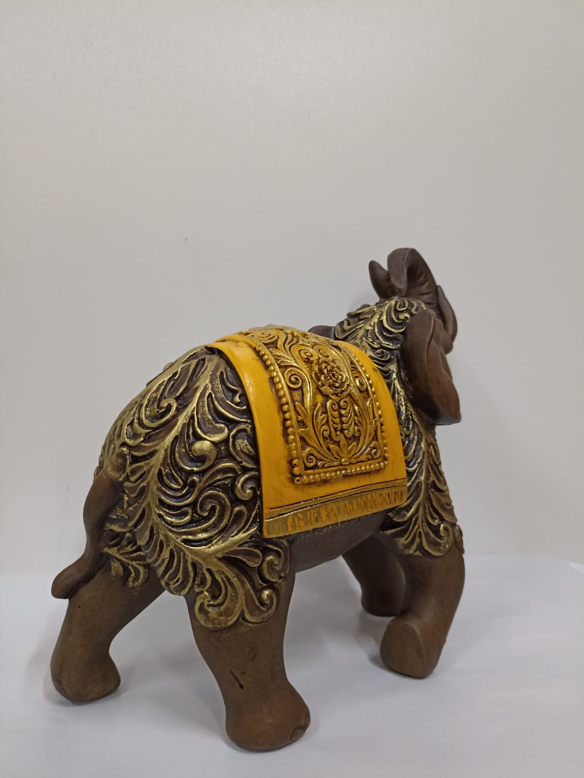 ELEFANTE NOVO AMARELO 22CM - Imagem 4