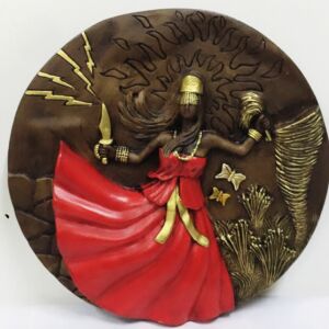 MANDALA ORIXÁ IANSÃ 35 CM