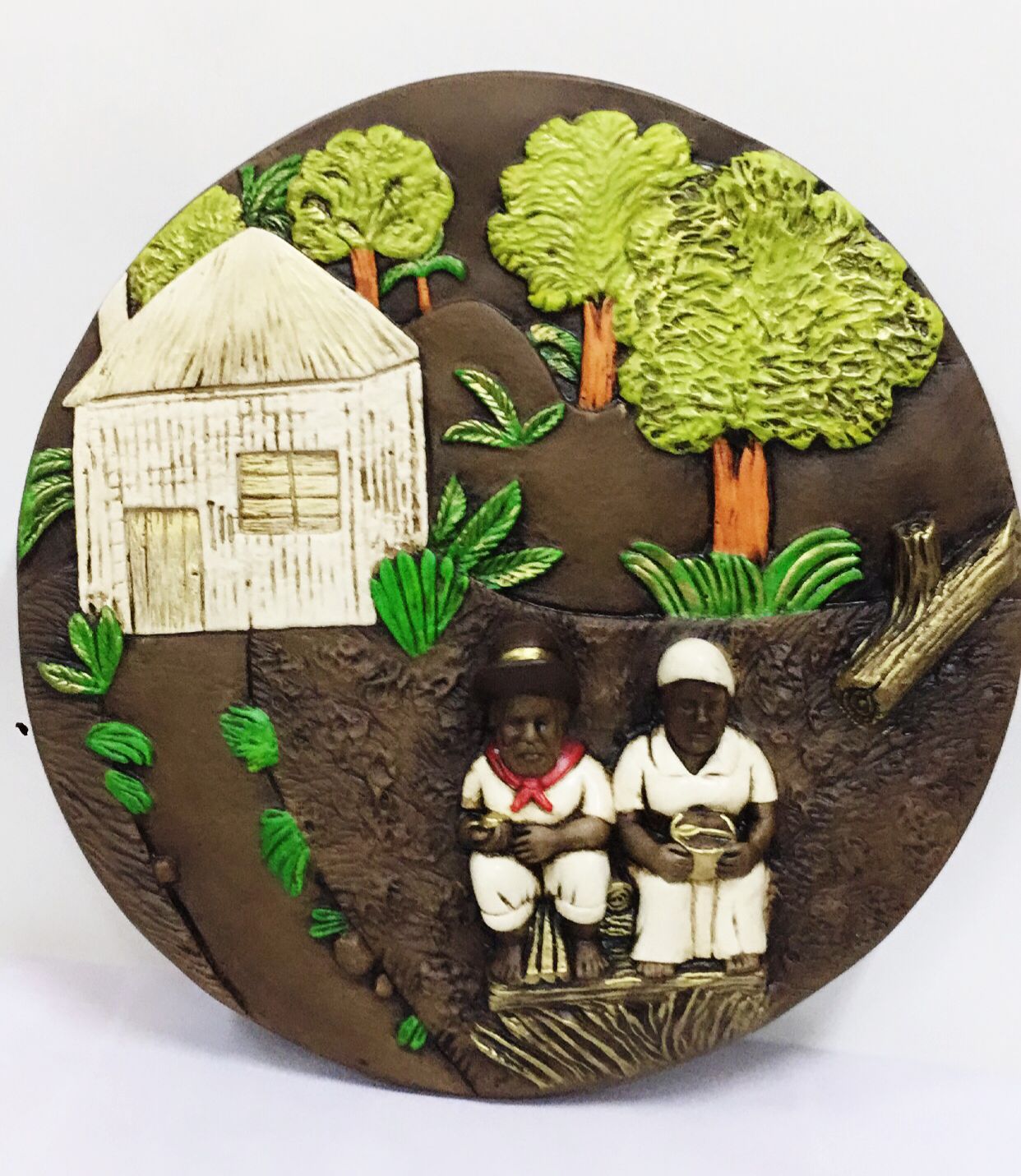 MANDALA CASA DE PRETO VELHO 35 CM