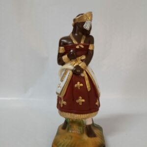 IMAGEM EM GESSO ORIXÁ IANSÃ 20CM MODELO 001