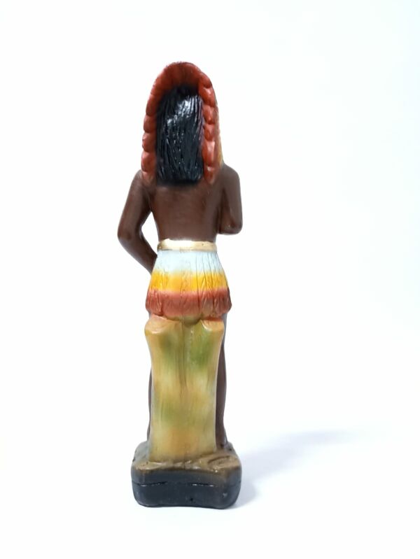 IMAGEM EM GESSO CABOCLO GIRA MUNDO 21 CM MODELO 002 - Imagem 3
