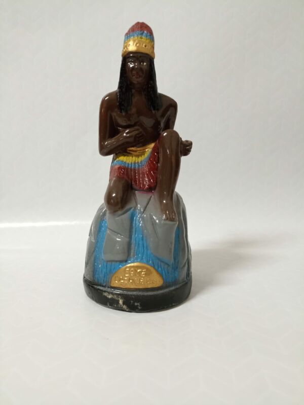 IMAGEM EM GESSO CABOCLO SETE CACHOEIRAS 20CM - PAULISTA
