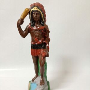 IMAGEM EM GESSO CABOCLO COBRA CORAL 27CM