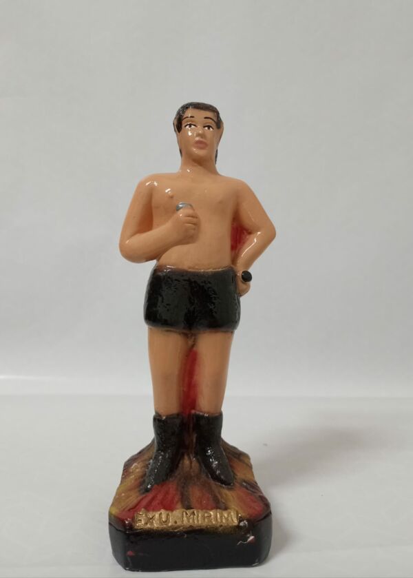 IMAGEM EM GESSO EXU MIRIM 21CM MODELO 003 - PAULISTA