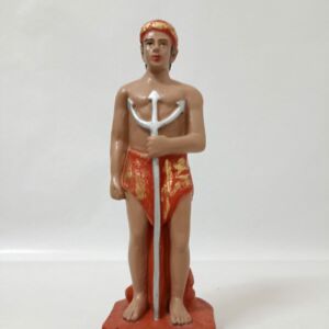 IMAGEM EM GESSO EXU TRANCA RUA 22CM - MODELO 002