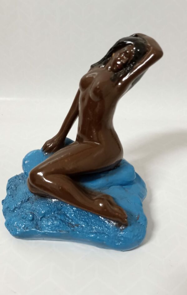 IMAGEM EM GESSO POMBO GIRA SEM NOME 13 CM - MODELO 005 - PAULISTA - Imagem 2