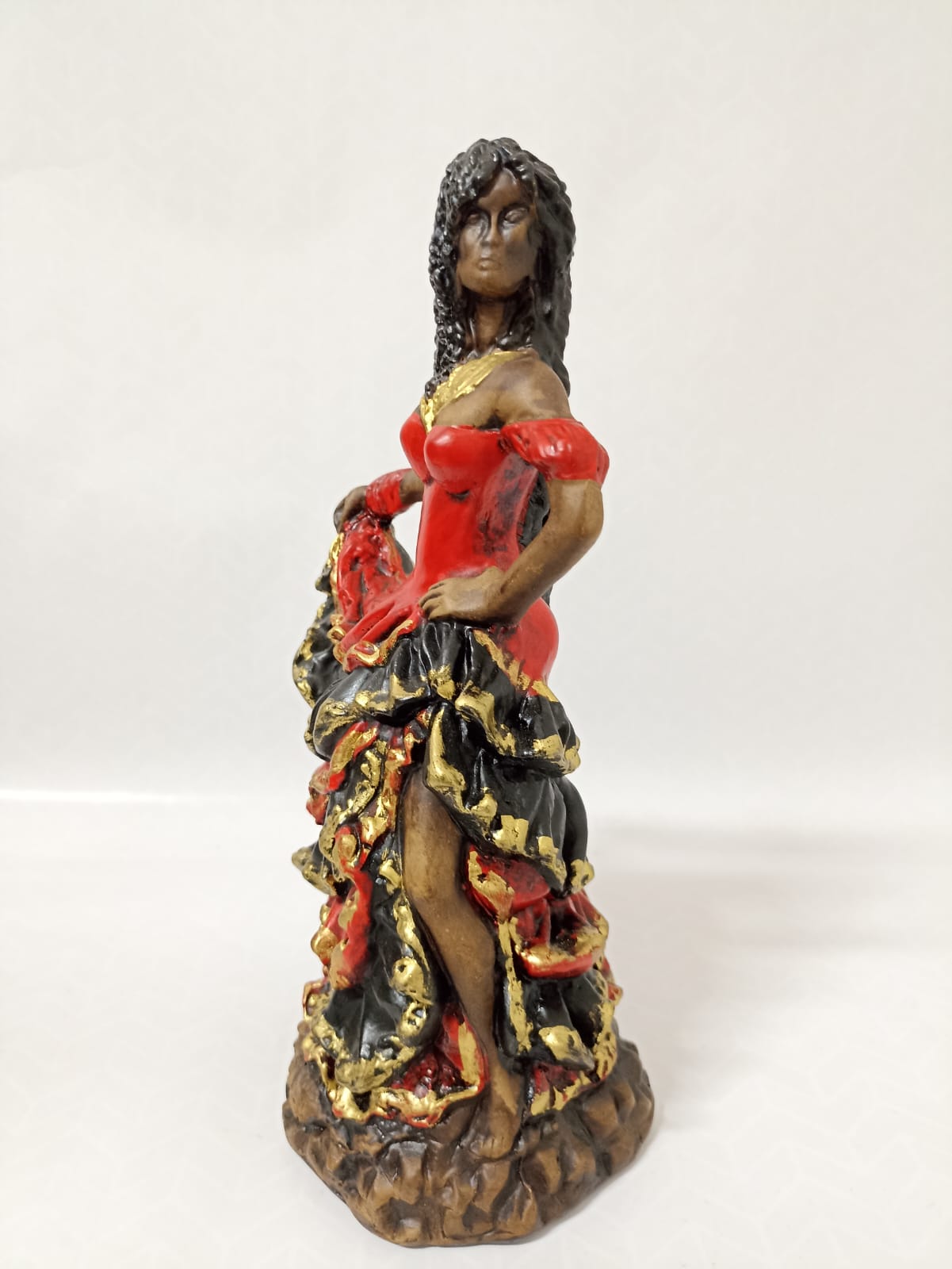 IMAGEM EM GESSO POMBO GIRA SETE SAIAS 25CM MODELO 004 - Imagem 2