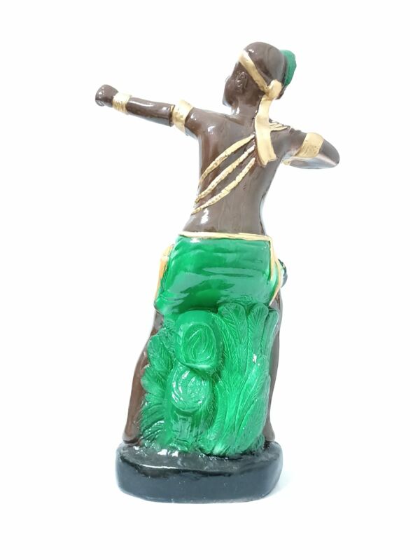 IMAGEM EM GESSO ORIXÁ OXOSSI 41 CM - Imagem 3