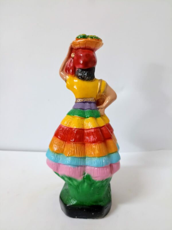 IMAGEM GESSO BAIANA SETE SAIAS 24 CM MODELO 002 - PAULISTA - Imagem 3