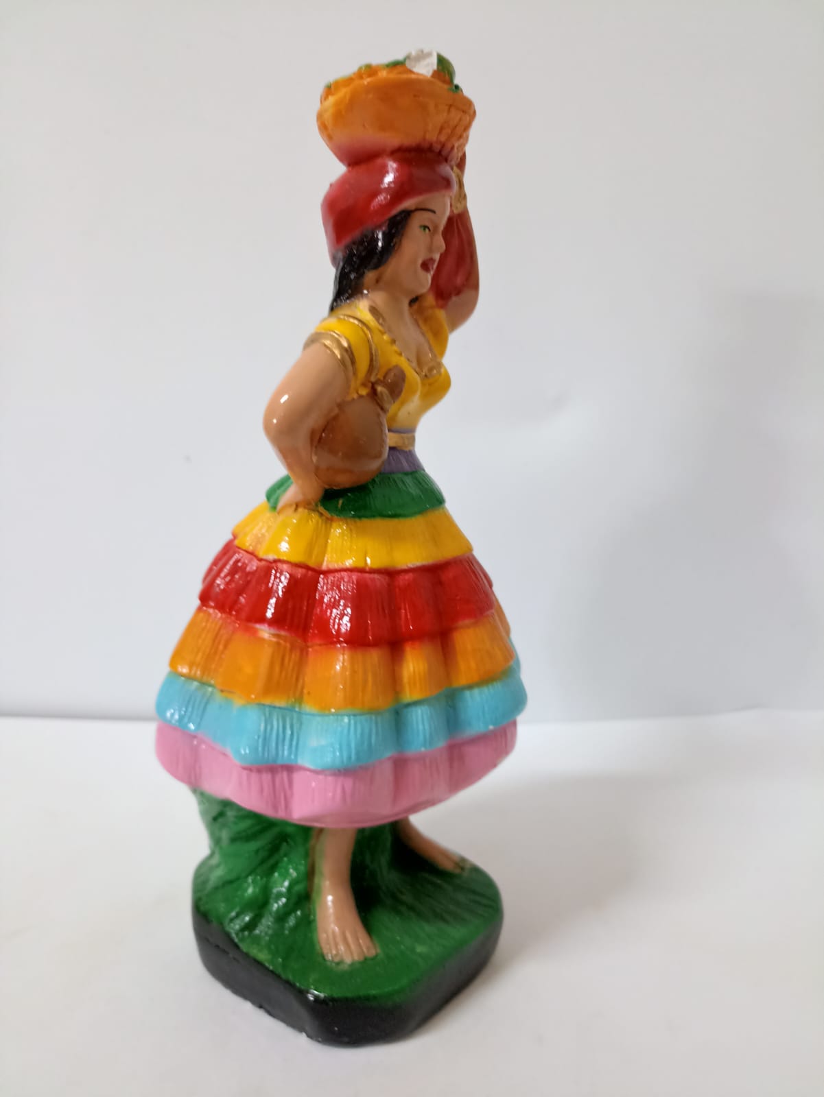 IMAGEM GESSO BAIANA SETE SAIAS 24 CM MODELO 002 - PAULISTA - Imagem 2