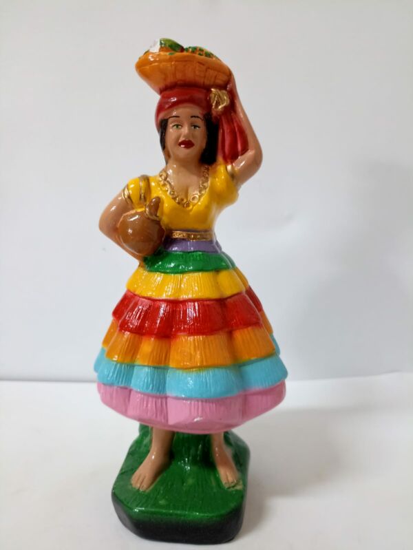 IMAGEM GESSO BAIANA SETE SAIAS 24 CM MODELO 002 - PAULISTA