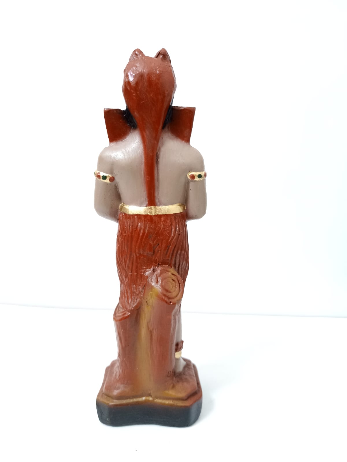 IMAGEM EM GESSO EXU PANTERA NEGRA 21 CM - Imagem 3