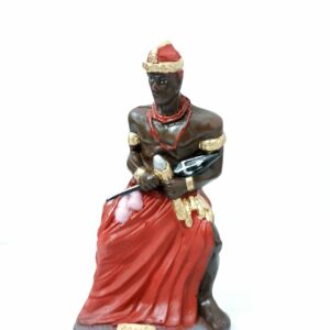 IMAGEM EM GESSO ORIXÁ EXU 22 CM MODELO 002