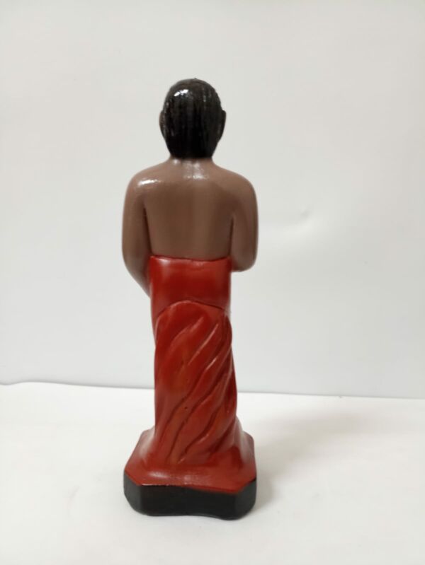 IMAGEM EM GESSO EXU GIRA MUNDO  22 CM - Imagem 3