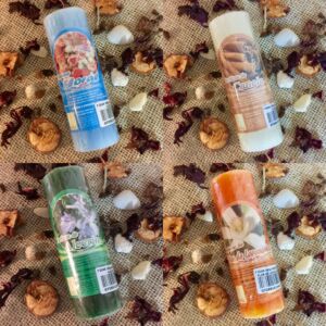 VELA PERFUMADA AROMATIZADA 7 DIAS 100% PARAFINA 260G - SANTA TEREZINHA