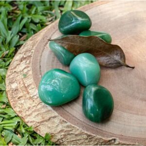 Pedra Quartzo Verde Rolado 2cm a 4cm - Saúde Vitalidade Disposição Energia Acelera Metabolismo - Cristal Natural