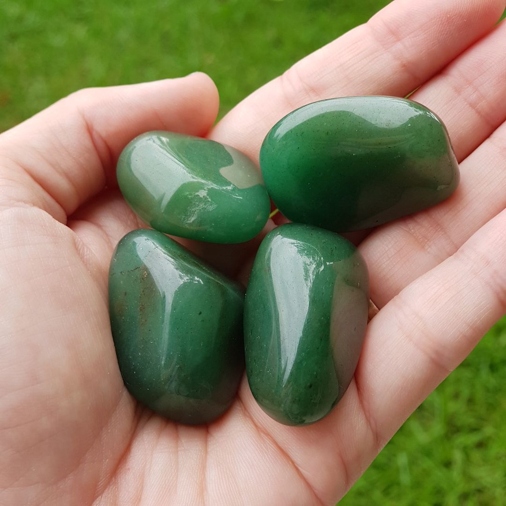 Pedra Quartzo Verde Rolado 2cm a 4cm - Saúde Vitalidade Disposição Energia Acelera Metabolismo - Cristal Natural - Imagem 4