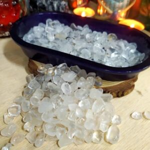 Pedra Quartzo Transparente Rolado - Proteção Cura Abre Caminhos - Cristal Natural