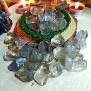 Pedra Quartzo Fumê 2cm a 3cm - Purificação e Proteção - Cristal Natural - Quartzo Fumado Enfumaçado
