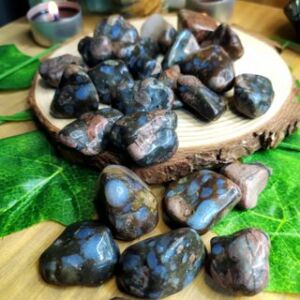 Pedra Riolita Azul Rolada 2 a 3cm - Equilíbrio Regeneração e Habilidades - Pedra Natural
