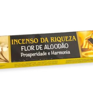 INCENSO DA RIQUEZA FLOR DE ALGODÃO
