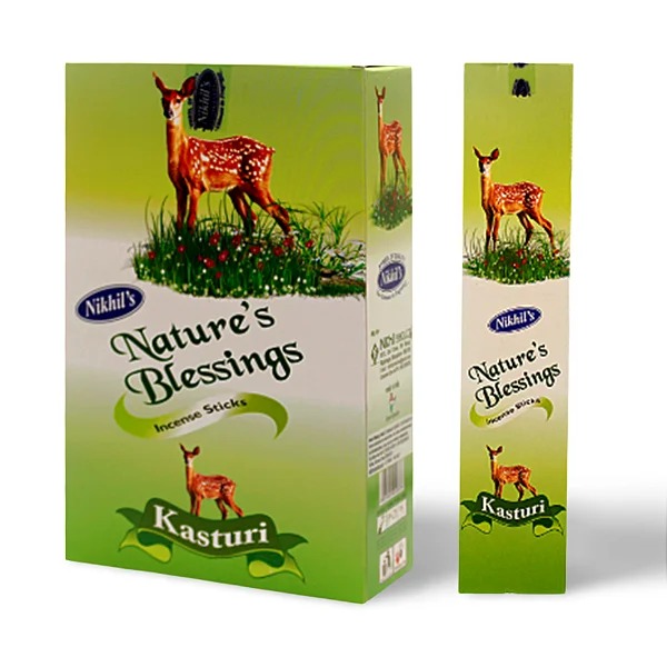 Nikhil S R INCENSO NATURE´S BLESSINGS KASTURI – NIKHIL´S – Casa Fé