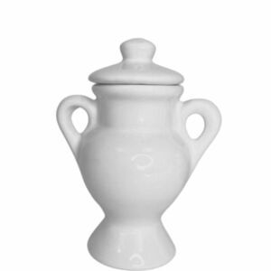 QUARTINHA PEQUENA COM ASA BRANCO 16 CM MODELO 1012