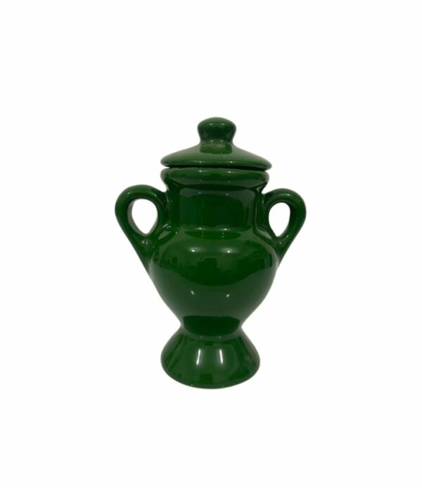QUARTINHA PEQUENA COM ASA VERDE 16 CM MODELO 1012