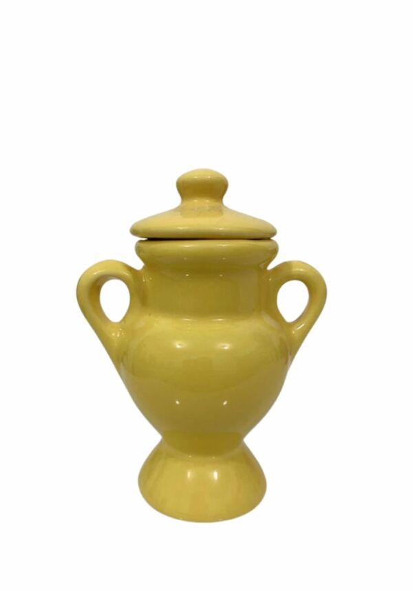 QUARTINHA PEQUENA COM ASA AMARELO 16 CM MODELO 1012