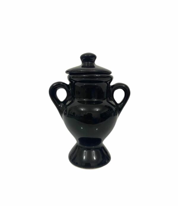 QUARTINHA PEQUENA COM ASA PRETO 16 CM MODELO 1012