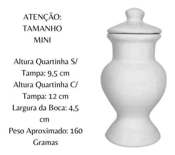 QUARTINHA MINI SEM ASA ROSA 12 CM MODELO 512 - Image 2