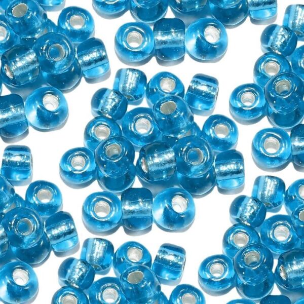 PACOTE COM 50 GRAMAS MIÇANGÃO AZUL CLARO CRISTAL