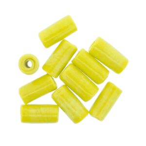 FIRMA DE VIDRO AMARELO LEITOSO