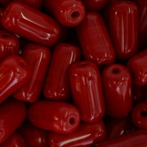 FIRMA DE VIDRO VERMELHO LEITOSO