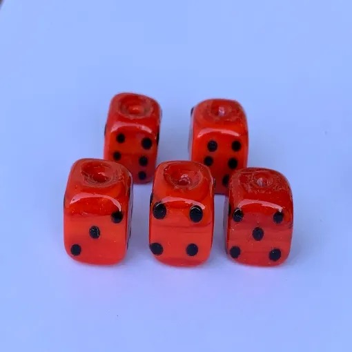 FIRMA DE DADO VERMELHO COM PRETO