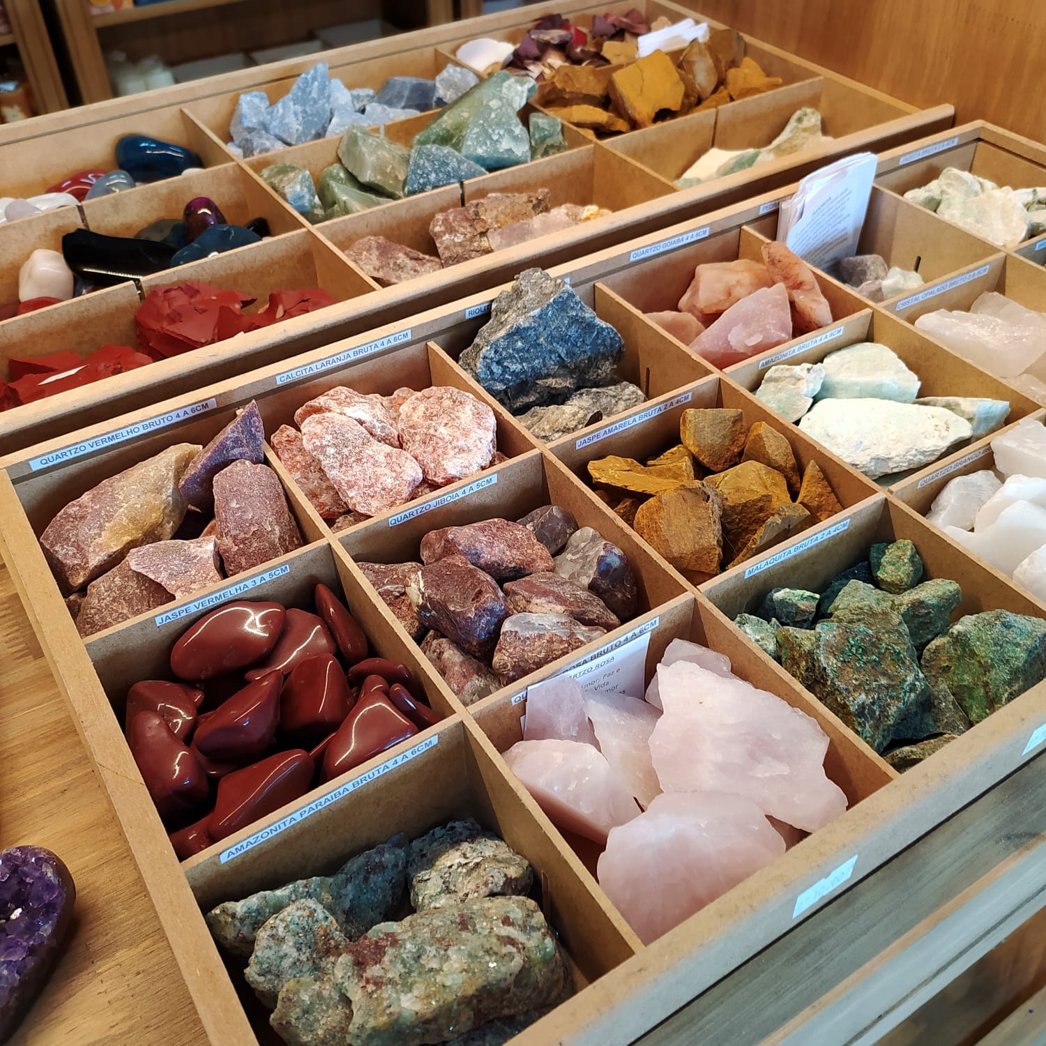 PEDRA QUARTZO ROSA BRUTO ATÉ 2 CM - AMOR E PAZ - CRISTAL NATURAL - Imagem 7