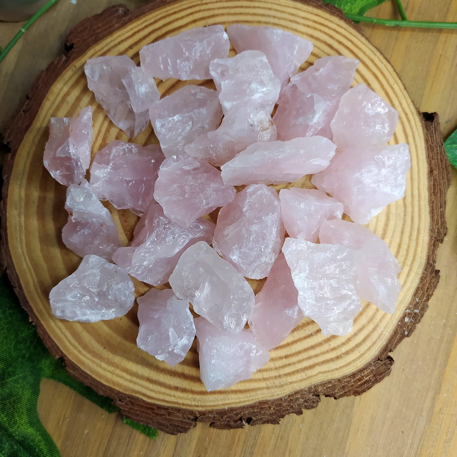 PEDRA QUARTZO ROSA BRUTO ATÉ 2 CM - AMOR E PAZ - CRISTAL NATURAL - Imagem 3