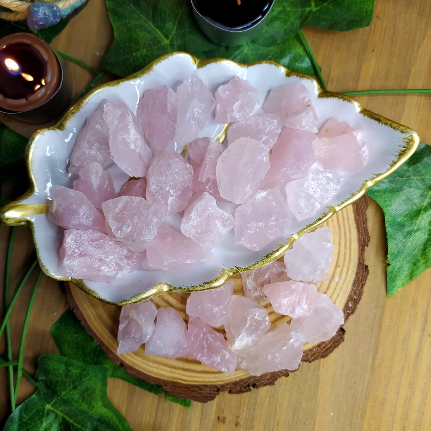 PEDRA QUARTZO ROSA BRUTO ATÉ 2 CM - AMOR E PAZ - CRISTAL NATURAL - Imagem 4