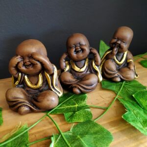 TRIO DE BUDAS BABY ENVELHECIDO 8CM