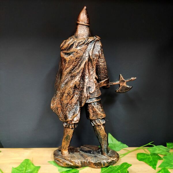SOLDADO BRONZE COM MACHADO 41CM - Image 2