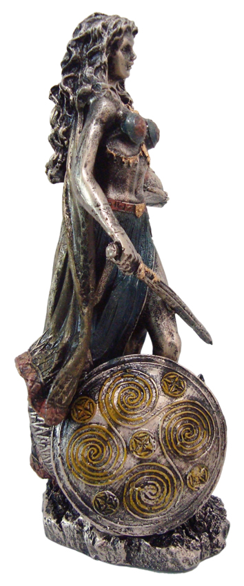 IMAGEM EM RESINA DEUSA FREYA 25CM - DEUSA DO AMOR E FERTILIDADE - Imagem 5
