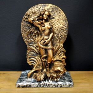 IMAGEM EM RESINA LILITH 17CM - RAÍNHA DO CÉU