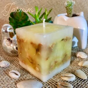 VELA AROMÁTICA COM JASMIM 252G - FORÇA VITAL