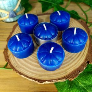 VELA RECHOUD AZUL ESCURO PACOTE COM 6 UNIDADES - SANTA TEREZINHA