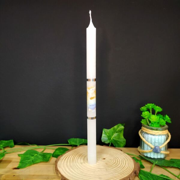 VELA DE BATISMO 25CM 40G - CASA FÉ - Imagem 2