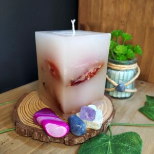 VELA AROMÁTICA COM PIMENTA 420G - CONTRA INVEJA E MAU OLHADO